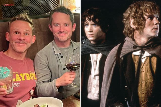 “Lord of the Rings” cast reunion unites Elijah Wood with fellow hobbits Dominic Monaghan and Billy Boyd