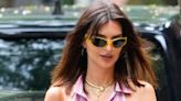 EmRata can’t stop wearing this Mango halterneck top – and it’s still in stock!