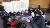 Unos 30 universitarios de Málaga se encierran en la Biblioteca de la UMA contra el conflicto de Gaza