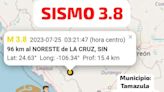 Sismo de 3.8 de magnitud se registró en Tamazula