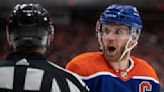 Canucks' Carson Soucy suspended 1 game for cross-checking Oilers star Connor McDavid in the face