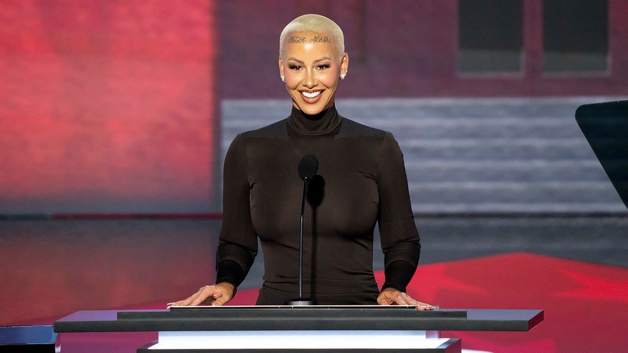 RNC plays rap video featuring Amber Rose after her speech