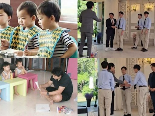 好久不見～宋一國帶三胞胎一起出演《劉QUIZ》！小學6年級、身高172公分，暴風成長讓劉在錫也嚇一跳！