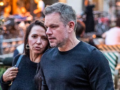 Matt Damon and wife Luciana put on a loved up display in Copenhagen