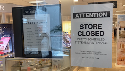 Vancouver Hudson's Bay store temporarily closed for air conditioner maintenance
