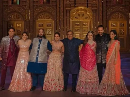 Ambani family grooves to Shah Rukh Khan’s 'Deewangi Deewangi' at Anant Ambani and Radhika Merchant’s sangeet | Hindi Movie News - Times of India