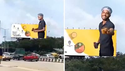 Bengaluru billboard's 3D advertisement is 'next-level'. Watch viral video