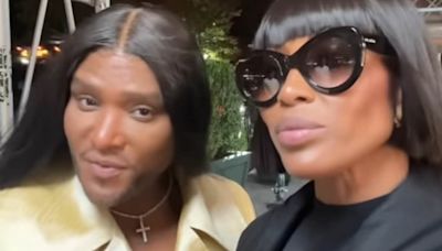 Naomi Campbell and Law Roach seem to throw shade at Rihanna in video