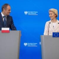 Brussels' stance towards Poland has notably thawed since Donald Tusk, a former European Council president, became prime minister in December