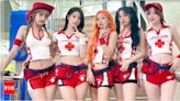 (G)I-DLE's agency issues apology for unauthorized use of Red Cross Emblem on stage outfits | K-pop Movie News - Times of India