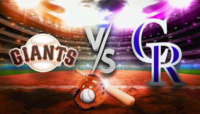 Giants vs. Rockies prediction, odds, pick, how to watch