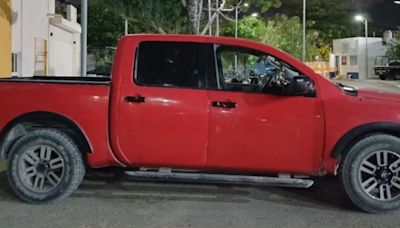 Aseguran una camioneta con drogas tras un reporte de balazos en Playa del Carmen