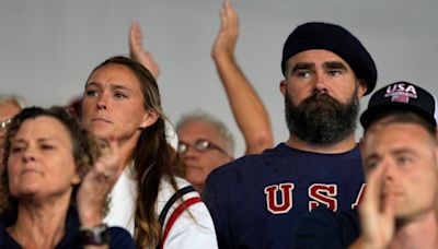 Jason Kelce’s outfits as a spectator at the Paris Olympics have made quite the impression