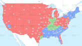 If you’re in the green, you’ll get Colts vs. Titans on TV