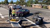 CHP motorcycle officer seriously injured in crash near Auburn