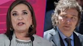 Xóchitl responde a Milei: ‘No le permito que hable mal de AMLO... De eso me encargo yo’