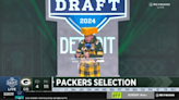 An energetic Packers fan delivered an epic pick announcement during the 2024 NFL Draft's third day