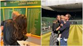Maria Sharapova tours Wimbledon with fiancé Alexander, son Theodore 20 years after title run | Tennis.com