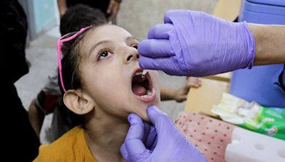 Polio vaccinations wrap up in Gaza as officials try to inoculate 90% of children under age 10