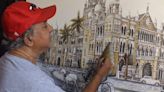 ...Burma-Born Artist Aman Displays His Paintings In Aamchi Mumbai, Says 'Gothic Architecture In SoBo Fascinates Me'