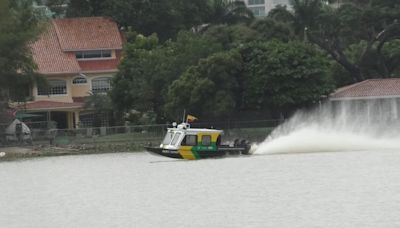 Samborondón recibe el segundo bote para el patrullaje fluvial