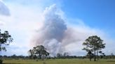 St. Lucie County brush fire grows to 275 acres, Department of Health issues a caution about smoke