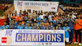 India beat Bangladesh in both finals to sweep four-nation IHF Trophy handball titles | More sports News - Times of India
