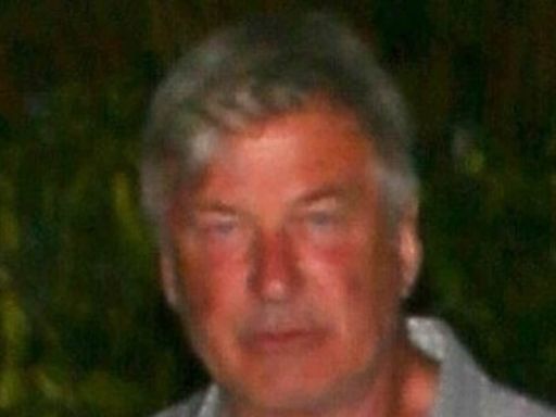 Alec Baldwin looks weary with wife Hilaria for dinner in the Hamptons