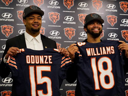 Bears finally come to terms with first-round picks, QB Caleb Williams and WR Rome Odunze