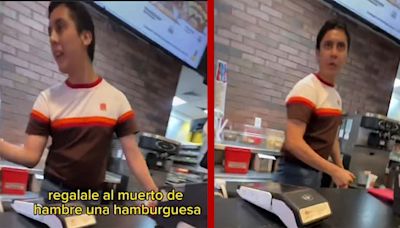 VIDEO: Cliente pide promo y termina insultado; gerente de Burger King lo llama 'muerto de hambre'