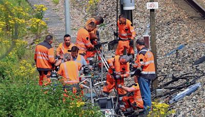 France’s train network hit by arson attacks ahead of Olympics ceremony