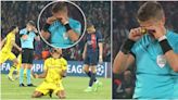 Why referee for PSG 0-1 Dortmund burst into tears immediately after blowing the final whistle