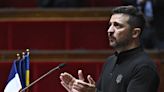 Russia returning Europe to time of Nazism, Zelensky tells French parliament