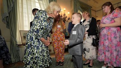 Queen Camilla turns heads in green as she hosts special literacy reception