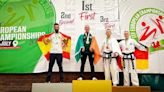 Los burjasotenses Jonathan Bernadet y Estela Español logran cinco medallas en el europeo de Taekwondo