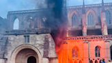 Locals save 12th Century abbey from fire using buckets of water