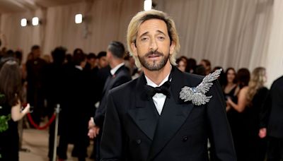 Adrien Brody Debuts Platinum Blonde Hair at 2024 Met Gala