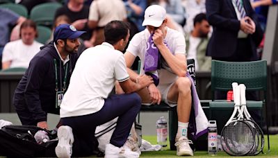 Wimbledon: Jannik Sinner - I struggled with dizziness and illness in defeat vs Daniil Medvedev on Centre Court