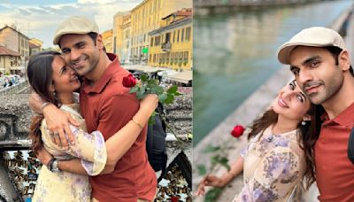 Divyanka Tripathi and Vivek Dahiya celebrate 8th anniversary in Europe; drop new 'khoobsurat' PICS