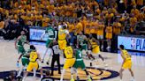 Jrue Holiday's finishing flurry helps Celtics beat Pacers 114-111 for 3-0 lead in East finals