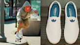 First Look: Mark Gonzales' adidas Shmoofoil Slip in White Canvas