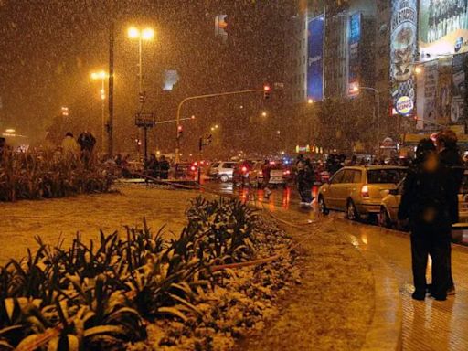 Se cumplen 17 años: ¿cómo fue el día que nevó en Buenos Aires?