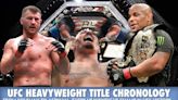 UFC heavyweight title history: Mark Coleman, Stipe Miocic, Daniel Cormier and more