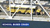 11 middle school students hospitalized in school bus crash on I-55 bridge, bus driver cited