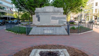 Despite top court ruling, plaintiffs try again to save Asheville Civil War gov. monument