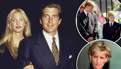 Why JFK Jr. didn’t call Prince William and Harry after Princess Diana’s death — despite wife Carolyn’s plea