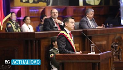 Daniel Noboa es acusado por la Asamblea Nacional de cometer una inconstitucionalidad