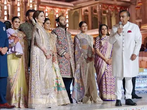 Melodies and memories for endearing staff- Anant and Radhika Ambani’s wedding finale honours staff with A R Rahman concert and more - Times of India