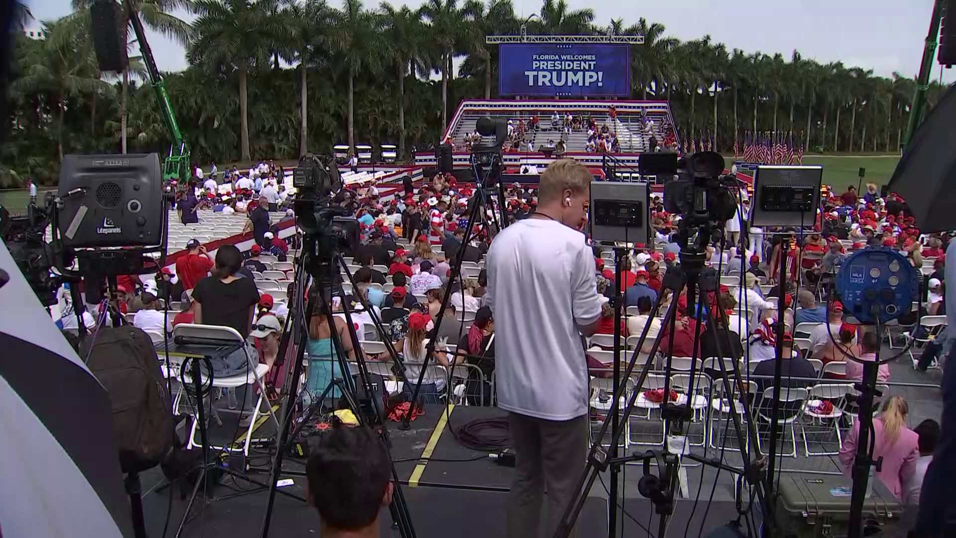 Voters anticipate Donald Trump to announce VP pick at Florida rally