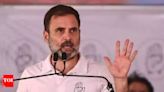 Rahul Gandhi to visit Manipur relief camps | India News - Times of India